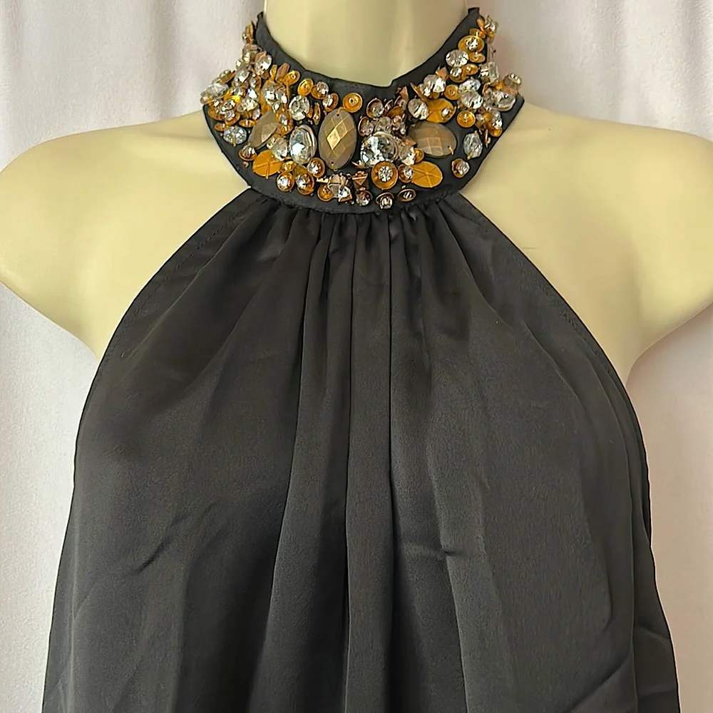 Ramy Brooks NWT Super Sexy Black Darina Backless Mini Dress **Size L** 🔥🔥 - Picture 5 of 6